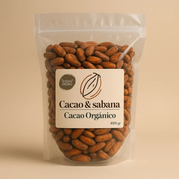 Grano de Cacao 100% Orgánico – 1 kg
