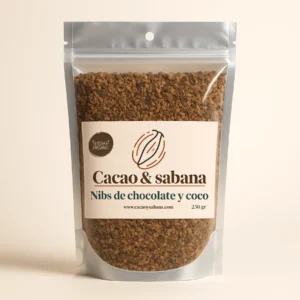 Nibs de Cacao y Coco x 250 g